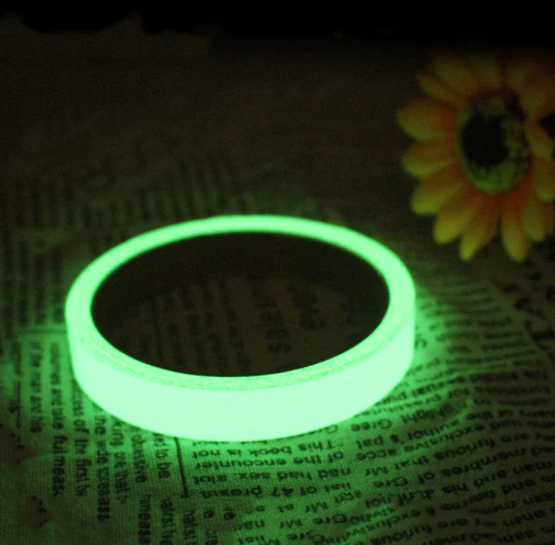 Self Adhesive Glow In The Dark Fluorescent Tape