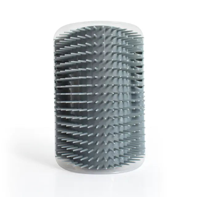 Cat Self Groomer Corner Wall Comb with Catnip