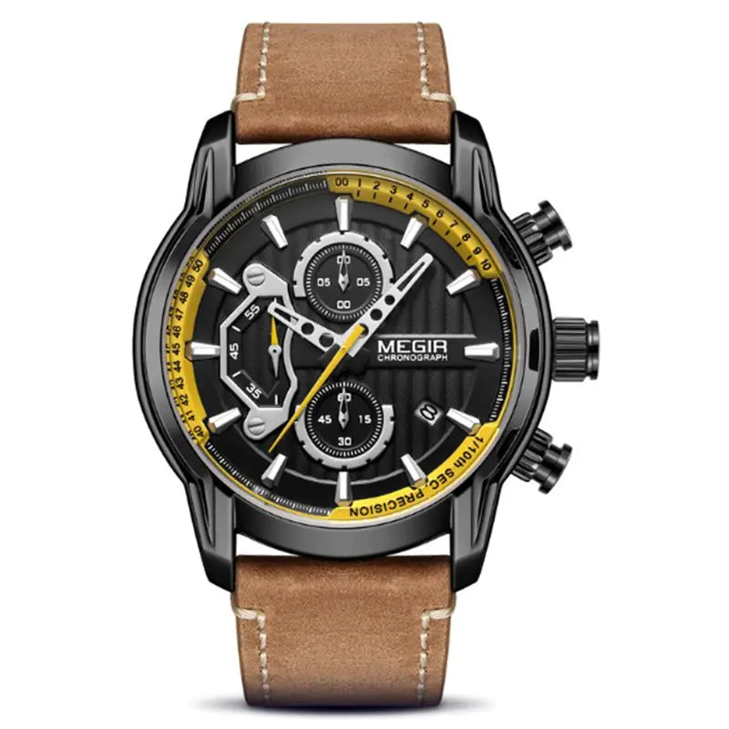 Multifunction Chronograph Quartz Men's Sports Watch