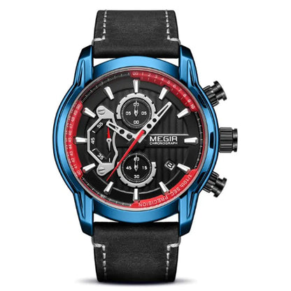 Multifunction Chronograph Quartz Men's Sports Watch