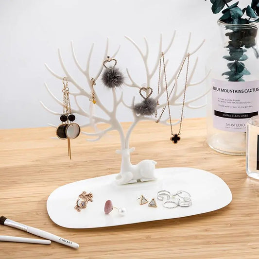 Deer Antler Jewelry Display Rack and Organizer