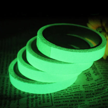 Self Adhesive Glow In The Dark Fluorescent Tape
