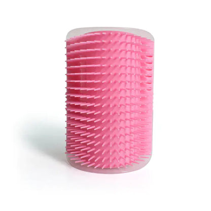 Cat Self Groomer Corner Wall Comb with Catnip