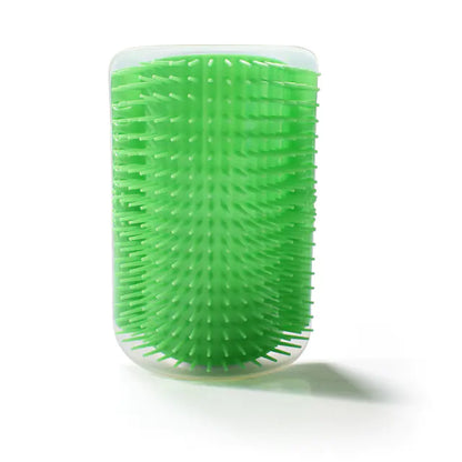 Cat Self Groomer Corner Wall Comb with Catnip