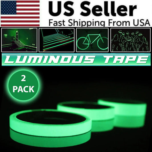 Self Adhesive Glow In The Dark Fluorescent Tape