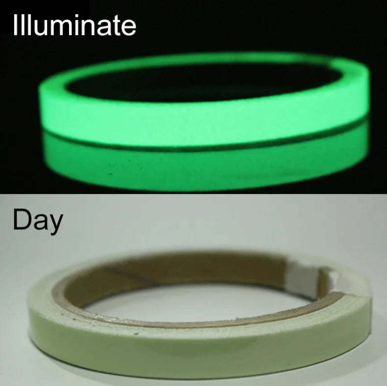 Self Adhesive Glow In The Dark Fluorescent Tape
